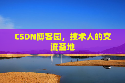 CSDN博客园，技术人的交流圣地